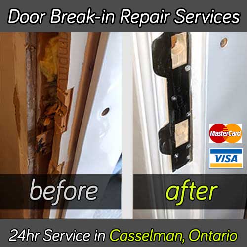 Door break in repair service in Casselman Ontario
