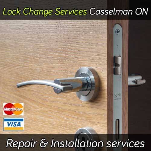 Door lock change service in Casselman Ontario